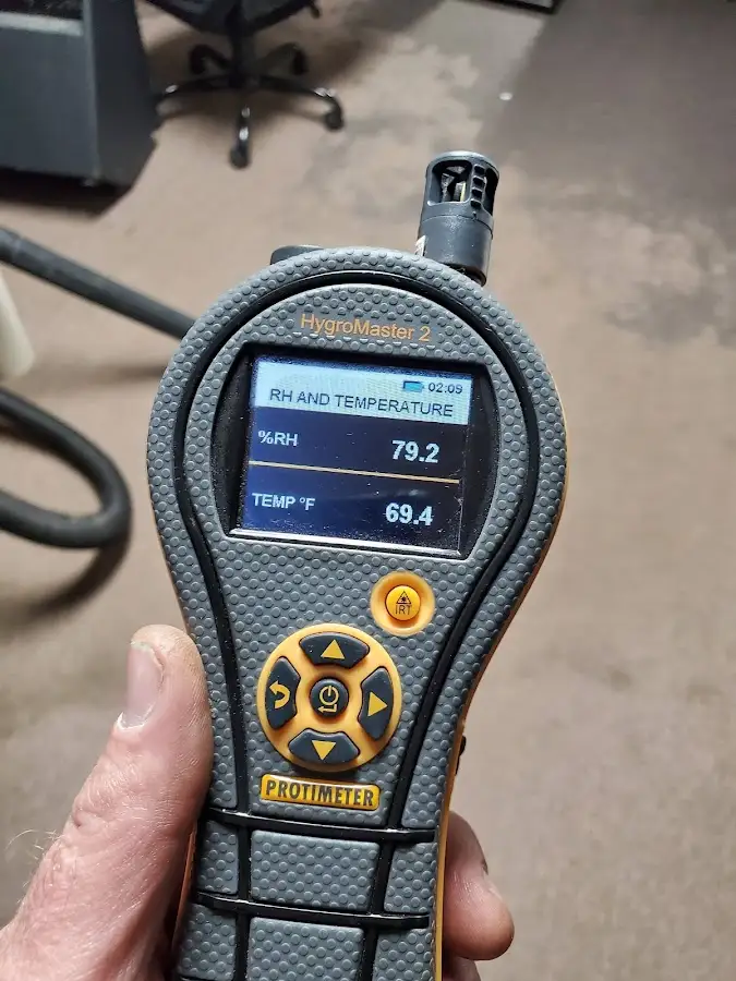 Moisture meter humidity assessment for Fire & Smoke Damage Restoration in Louisville